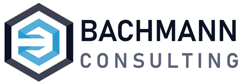 Business Logo for Bachmann Consulting with Text